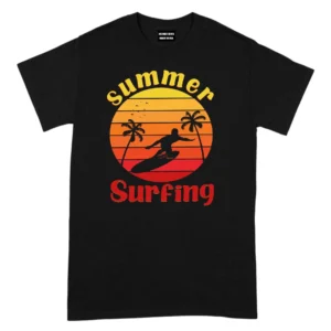 Summer Surfing TShirt - Black