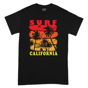 Surf Califonia TShirt - Black