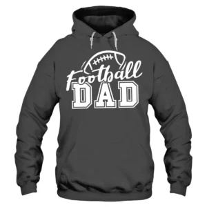 Football Dad Game Day Sports Hoodie - DarkGrey