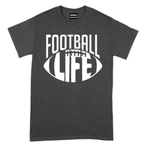 Football Is Life Sports TShirt - DarkGrey