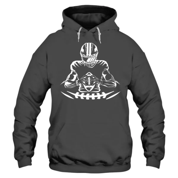 Football Player Hoodie - DarkGrey