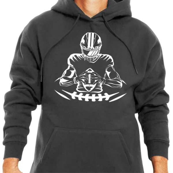 Football Player Hoodie - DarkGrey
