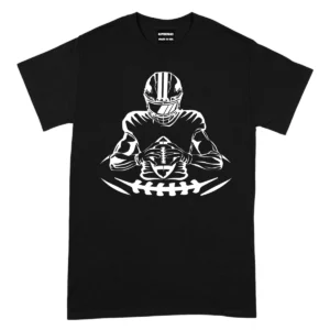 Football Player TShirt - Black