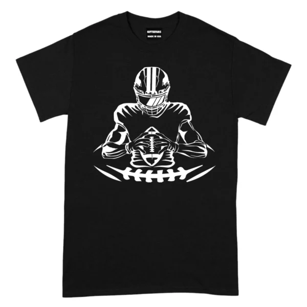 Football Player TShirt - Black