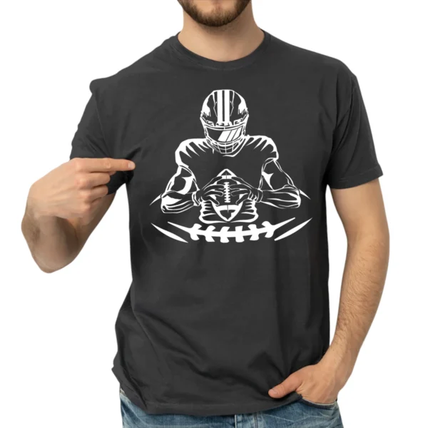 Football Player TShirt - DarkGrey