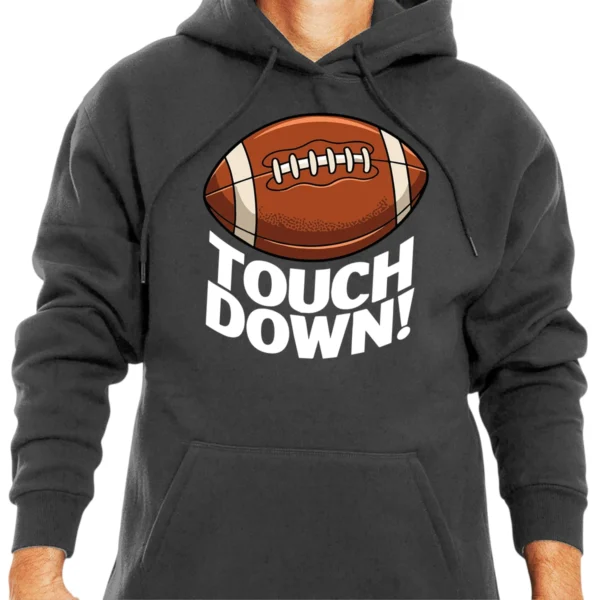 Touchdown Football Hoodie - DarkGrey