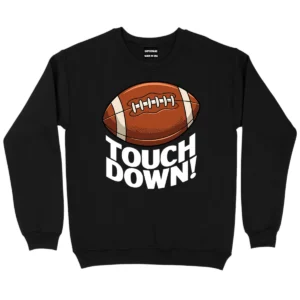Touchdown Football Sweatshirt - Black