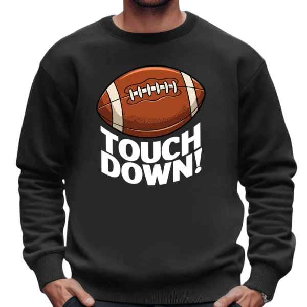 Touchdown Football Sweatshirt - DarkGrey