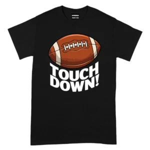 Touchdown Football TShirt - Black