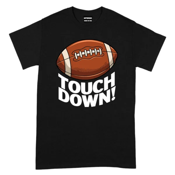Touchdown Football TShirt - Black