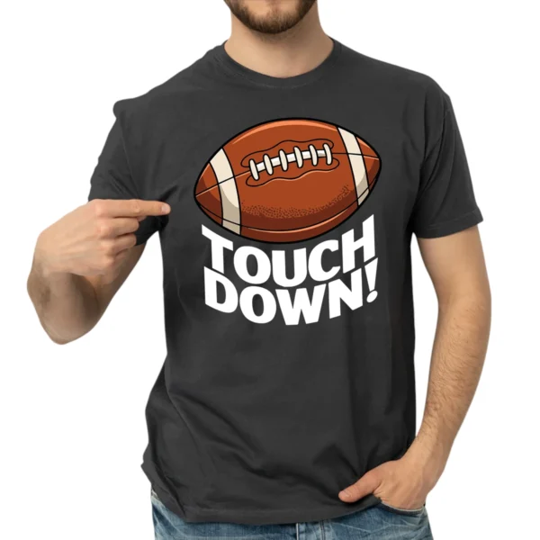 Touchdown Football TShirt - DarkGrey