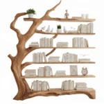 Handcrafted Tree Branch Bookshelf Gift for Book Lovers