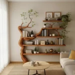 Tree Branch Bookshelf - The Essence of Handcrafting & Endless Natural Beauty